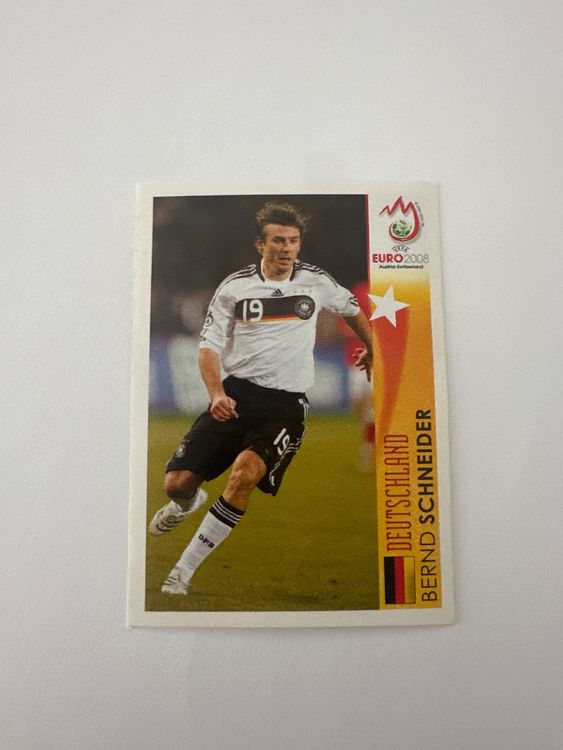Panini UEFA EURO 2008 – Nr. 488 – Bernd Schneider – Action – Schweizer Edition – Originalfoto Vorderseite