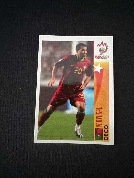 Panini UEFA EURO 2008 – Nr. 492 – Deco – Action – Südamerika-Version – Originalfoto Vorderseite