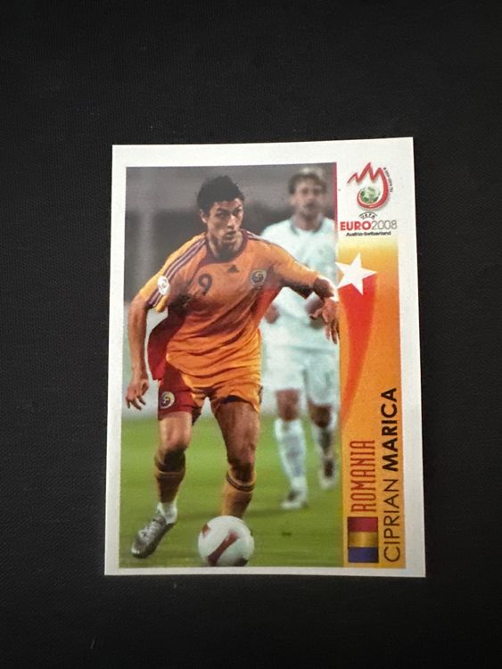 Panini UEFA EURO 2008 – Nr. 505 – Ciprian Marica – Action – Südamerika-Version – Originalfoto Vorderseite