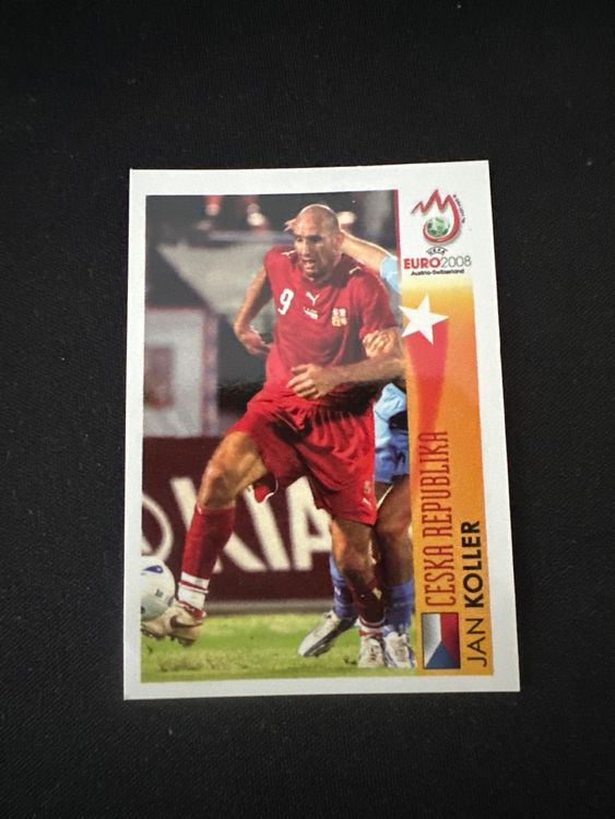 Panini UEFA EURO 2008 – Nr. 513 – Jan Koller – Action – Südamerika-Version – Originalfoto Vorderseite