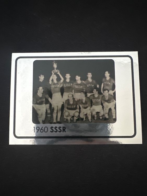 Panini UEFA EURO 2008 – Nr. 524 – Europameister 1960 UdSSR – Südamerika-Version – Originalfoto Vorderseite