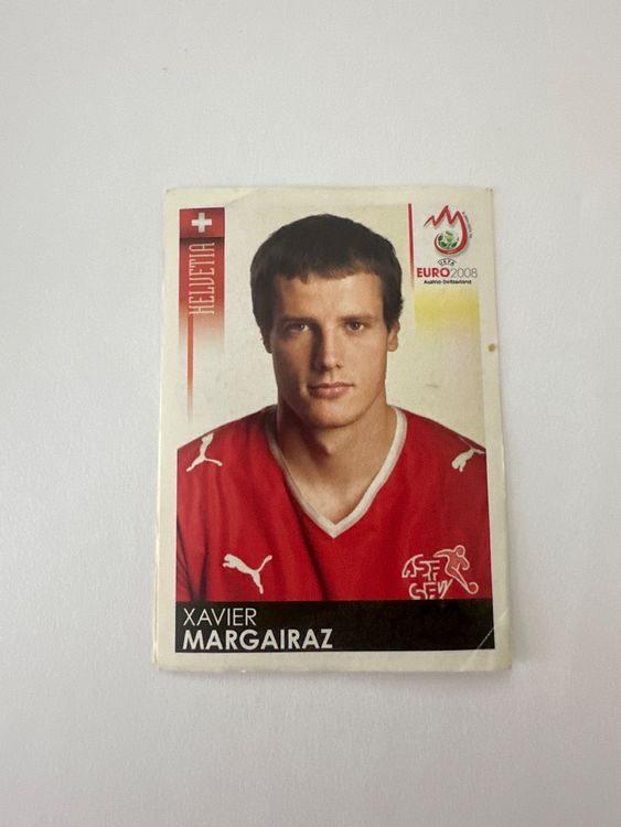 Panini UEFA EURO 2008 – Nr. 66 – Xavier Margairaz – Schweizer Edition – Originalfoto Vorderseite