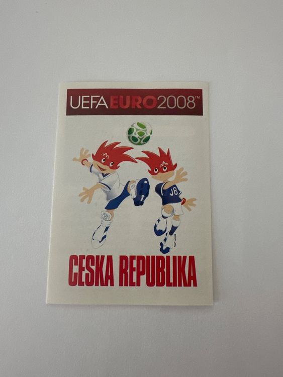 Panini UEFA EURO 2008 – Nr. 72 – Tschechien Maskottchen – Schweizer Edition – Originalfoto Vorderseite