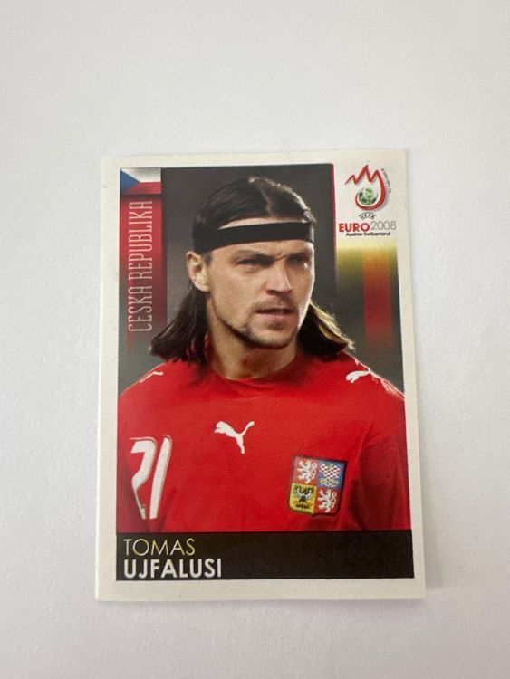 Panini UEFA EURO 2008 – Nr. 82 – Tomas Ujfalusi – Schweizer Edition – Originalfoto Vorderseite