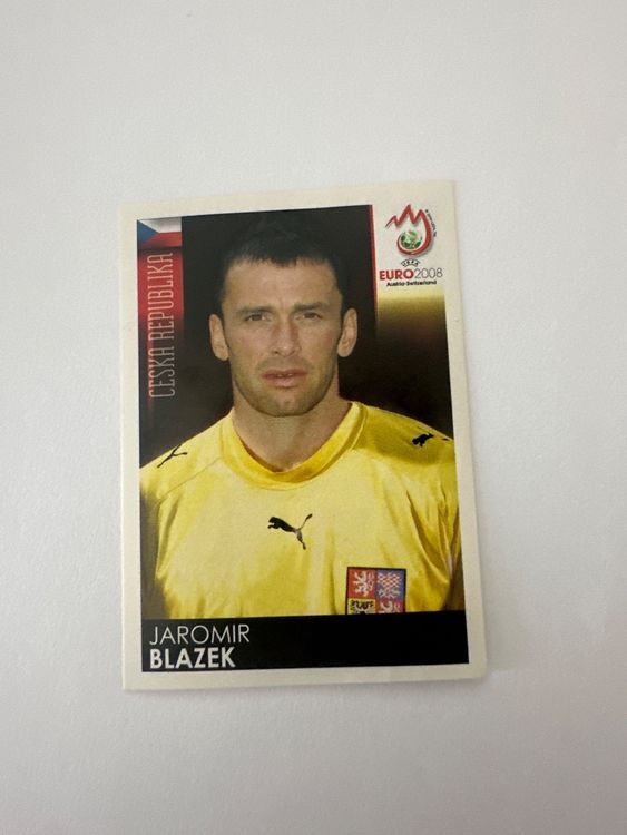 Panini UEFA EURO 2008 – Nr. 97 – Jaromir Blazek – Schweizer Edition – Originalfoto Vorderseite