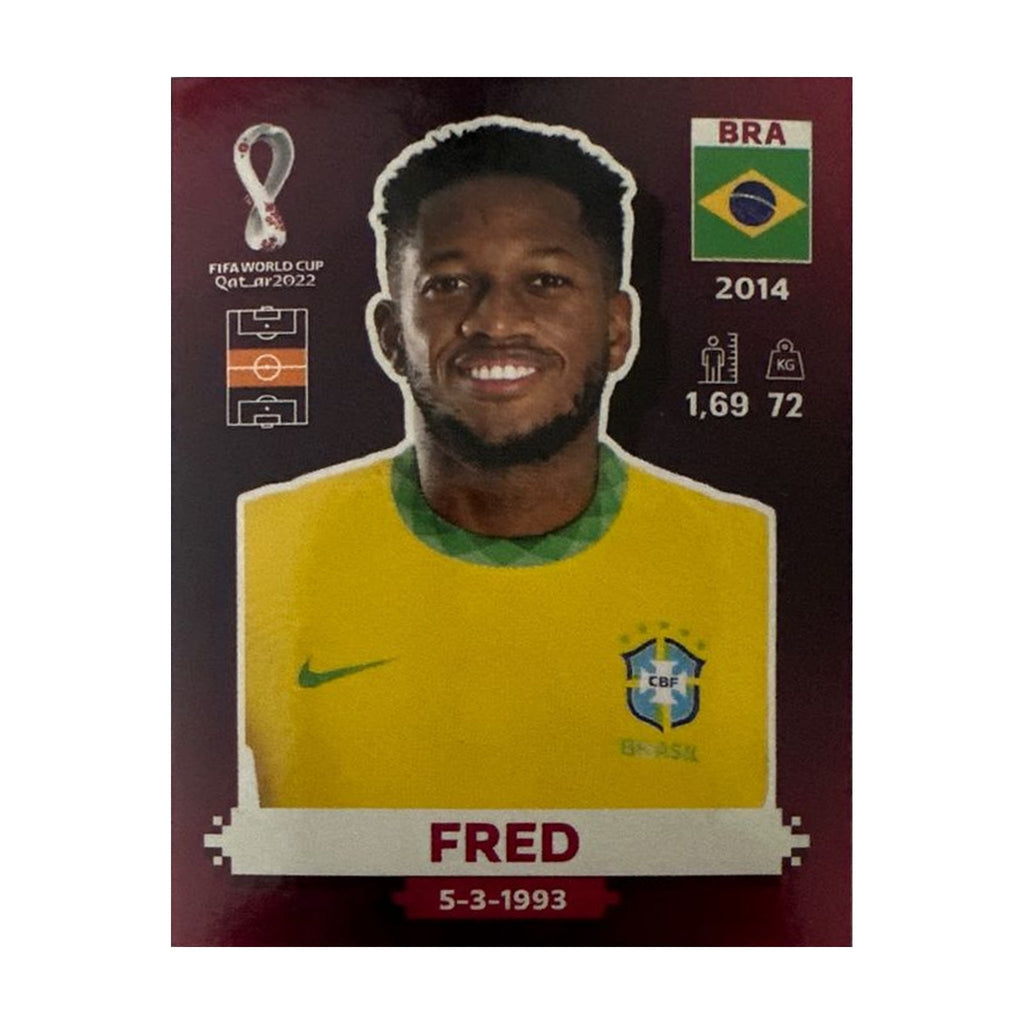 Panini FIFA WM 2022 Oryx - BRA 13 - Fred – Vorderseite