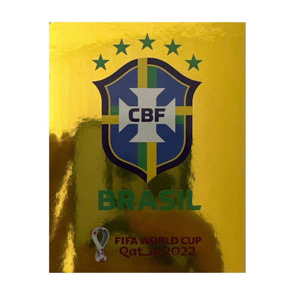 Panini FIFA WM 2022 Oryx - BRA 2 - Team Logo - Brazil – Vorderseite