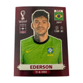 Panini FIFA WM 2022 Oryx BRA 4 – Ederson, Original-Sticker Vorderseite