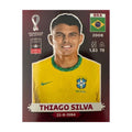 Panini FIFA WM 2022 Oryx - BRA 9 - Thiago Silva – Vorderseite