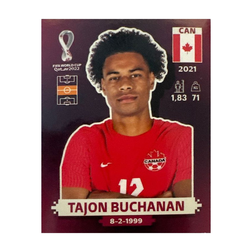 Panini FIFA WM 2022 Oryx - CAN 11 - Tajon Buchanan – Vorderseite