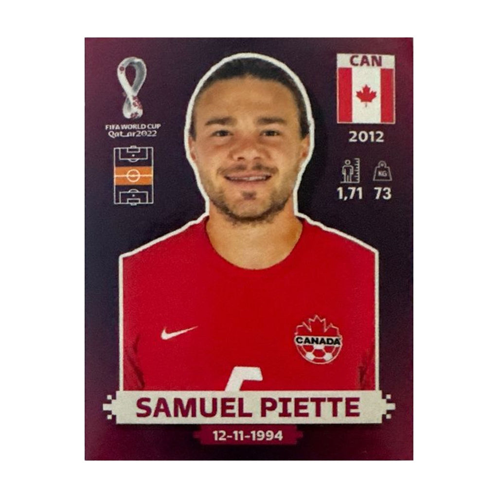 Panini FIFA WM 2022 Oryx - CAN 17 - Samuel Piette – Vorderseite
