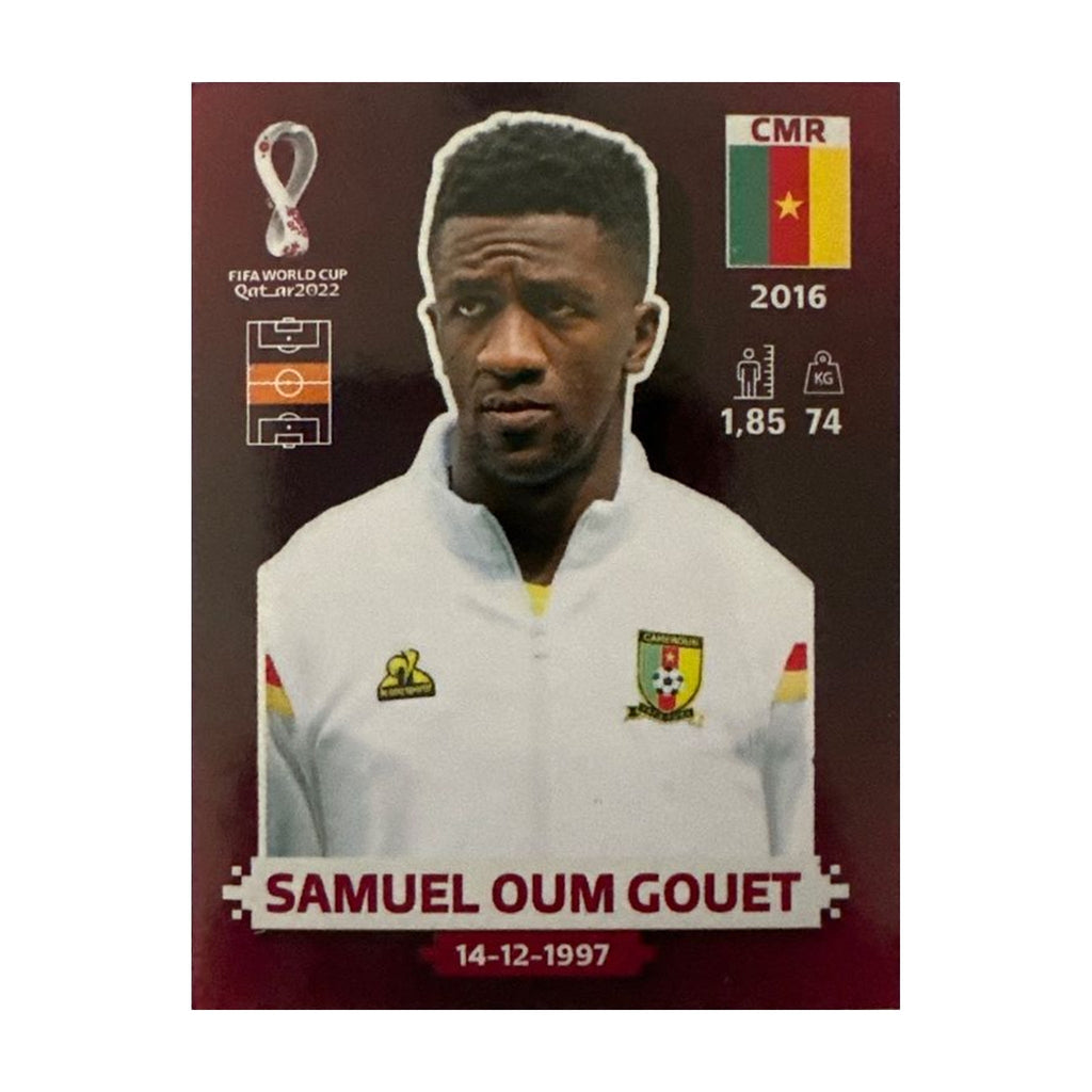 Panini FIFA WM 2022 Oryx - CMR 14 - Samuel Oum Gouet – Vorderseite