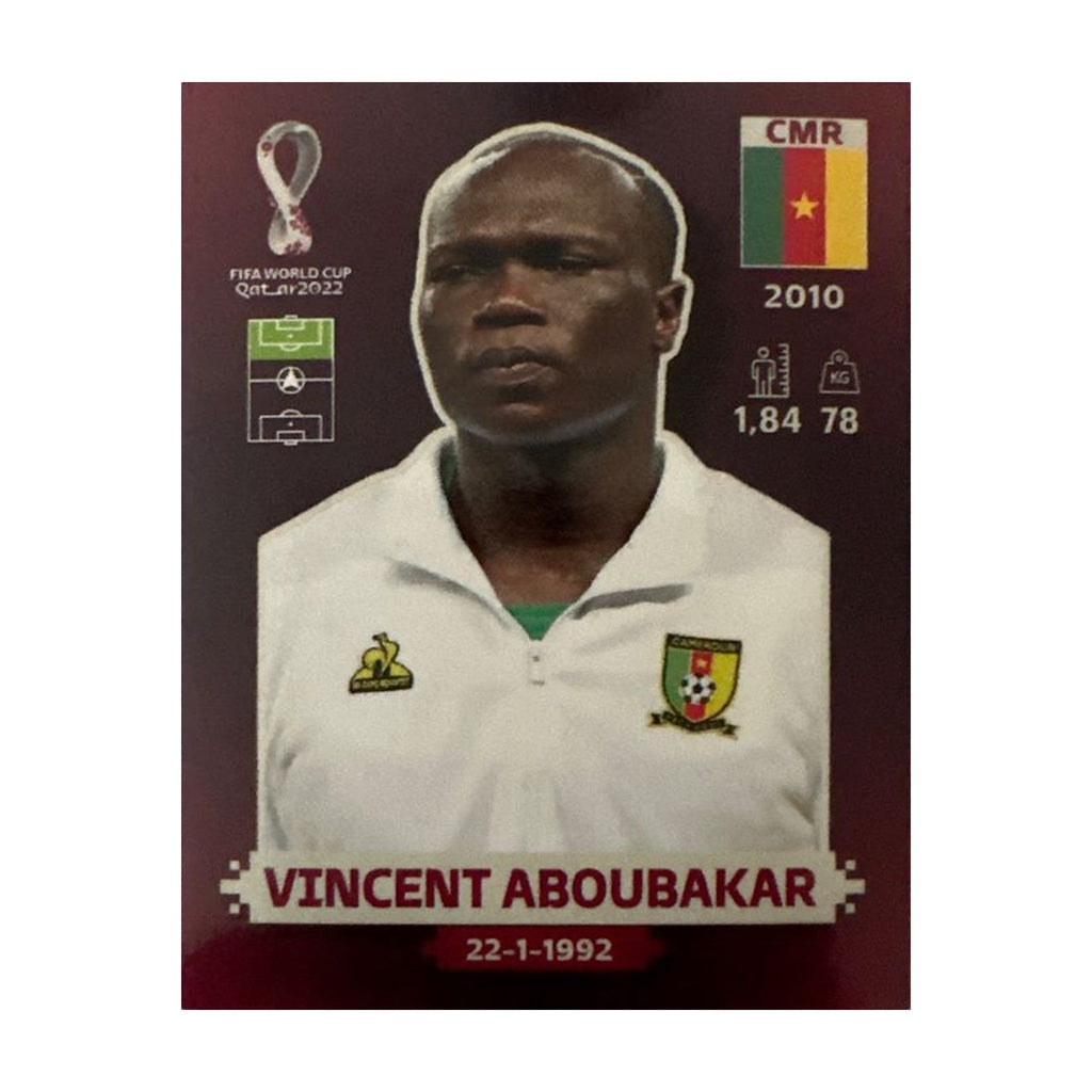Panini FIFA WM 2022 Oryx - CMR 16 - Vincent Aboubakar – Vorderseite