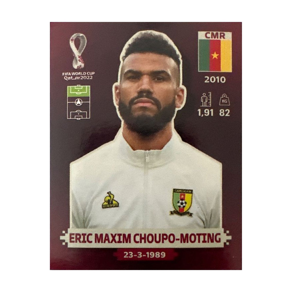 Panini FIFA WM 2022 Oryx - CMR 18 - Eric Maxim Choupo-Moting – Vorderseite