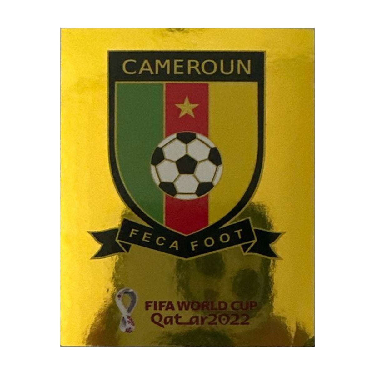 Panini FIFA WM 2022 Oryx - CMR 2 - Team Logo - Cameroon – Vorderseite