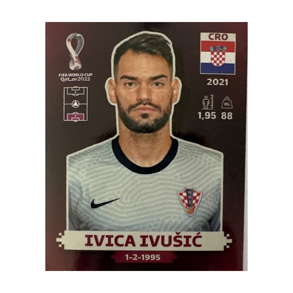 Panini FIFA WM 2022 Oryx - CRO 4 - Ivica Ivušić – Vorderseite