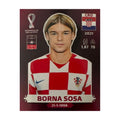 Panini FIFA WM 2022 Oryx - CRO 9 - Borna Sosa – Vorderseite