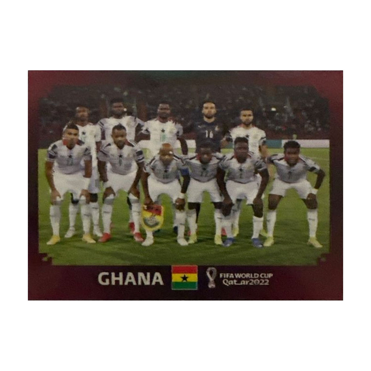 Panini FIFA WM 2022 Oryx - GHA 1 - Team Photo - Ghana – Vorderseite