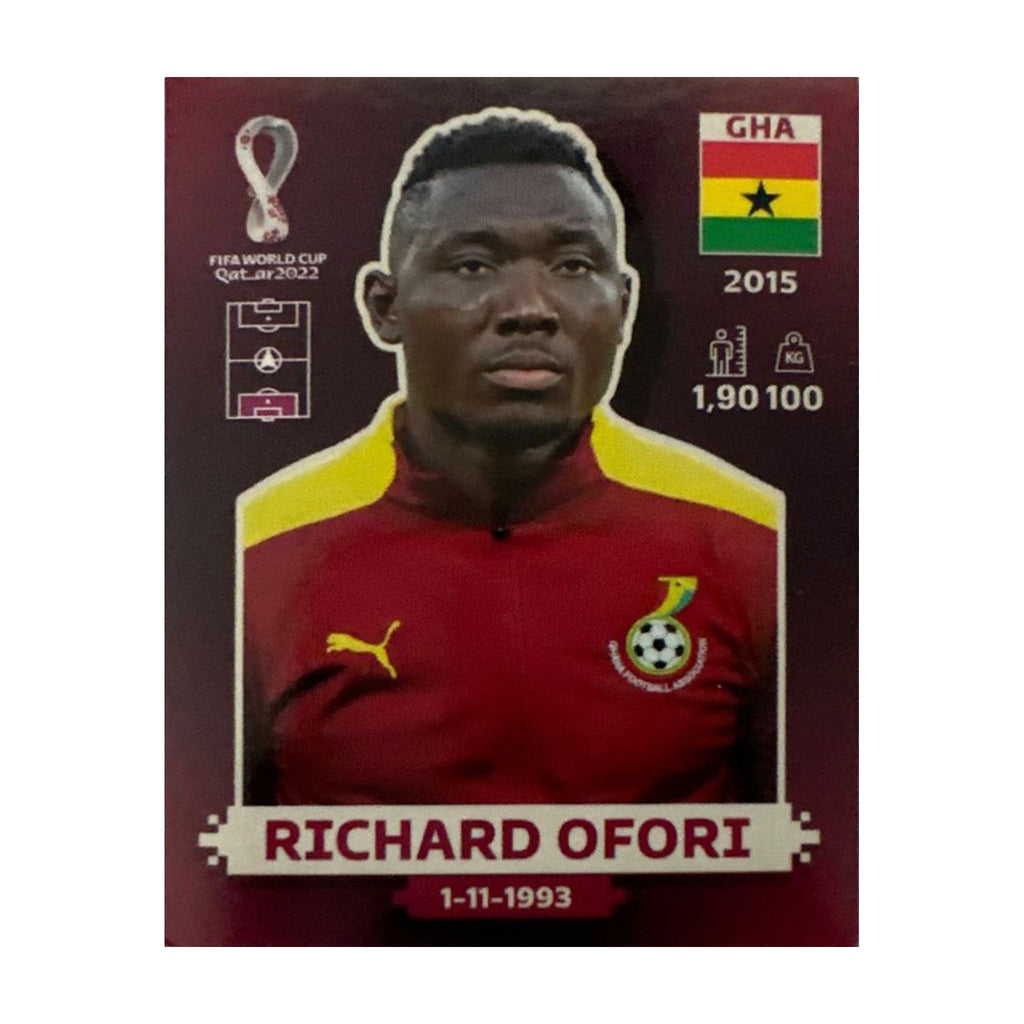 Panini FIFA WM 2022 Oryx - GHA 4 - Richard Ofori – Vorderseite
