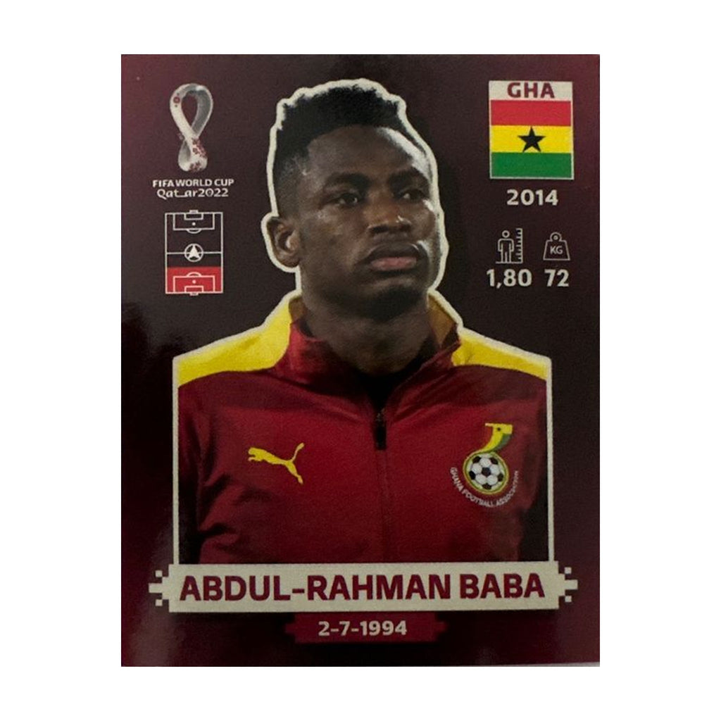 Panini FIFA WM 2022 Oryx - GHA 6 - Abdul-Rahman Baba – Vorderseite