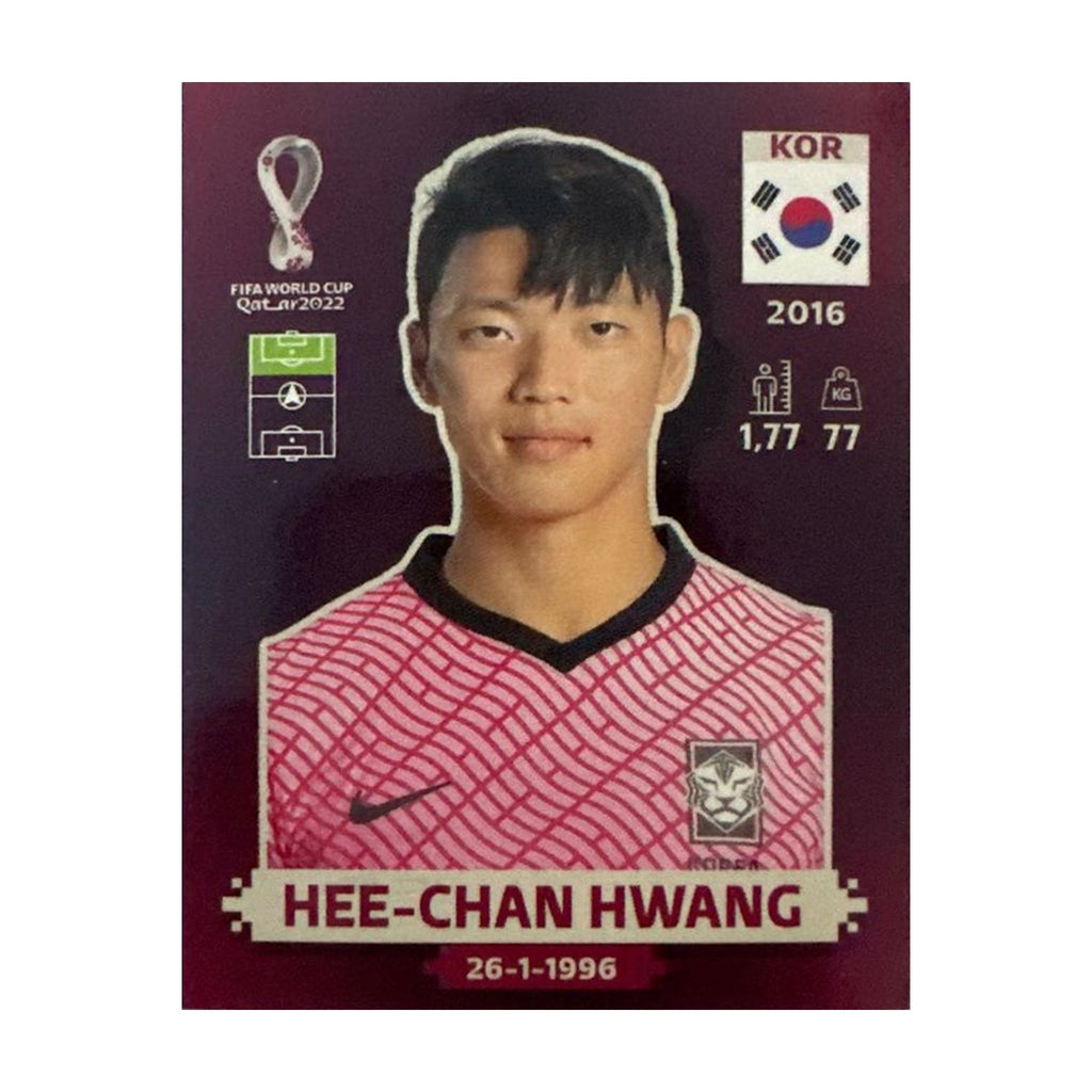 Panini FIFA WM 2022 Oryx - KOR 16 - Hee-chan Hwang – Vorderseite