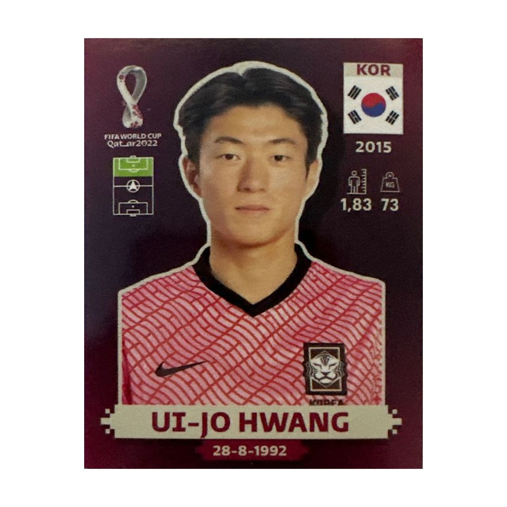 Panini FIFA WM 2022 Oryx - KOR 17 - Ui-jo Hwang – Vorderseite