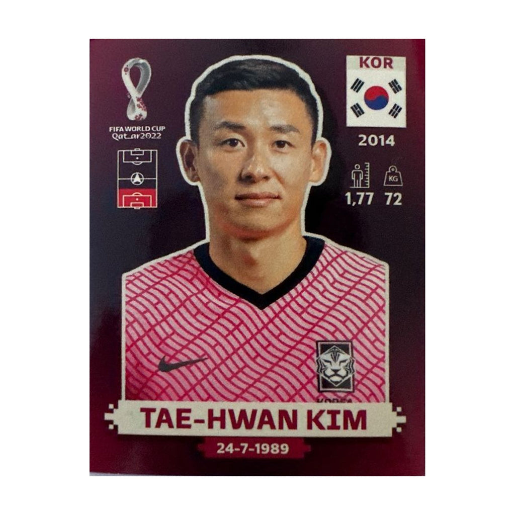 Panini FIFA WM 2022 Oryx - KOR 6 - Tae-hwan Kim – Vorderseite