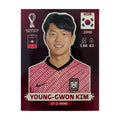 Panini FIFA WM 2022 Oryx - KOR 8 - Young-gwon Kim – Vorderseite