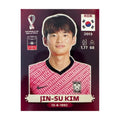 Panini FIFA WM 2022 Oryx - KOR 9 - Jin-su Kim – Vorderseite