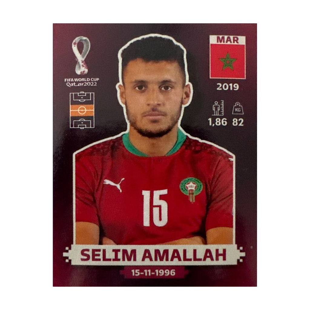 Panini FIFA WM 2022 Oryx - MAR 10 - Selim Amallah – Vorderseite