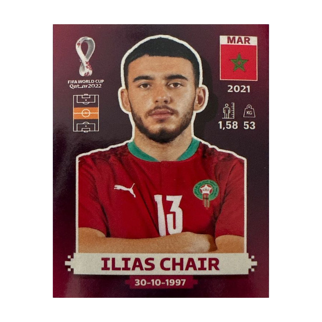 Panini FIFA WM 2022 Oryx - MAR 13 - Ilias Chair – Vorderseite