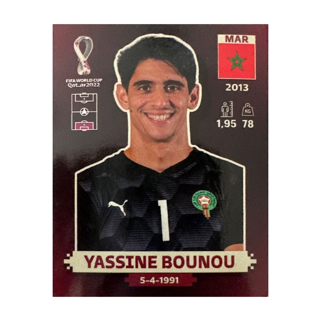 Panini FIFA WM 2022 Oryx - MAR 3 - Yassine Bounou – Vorderseite