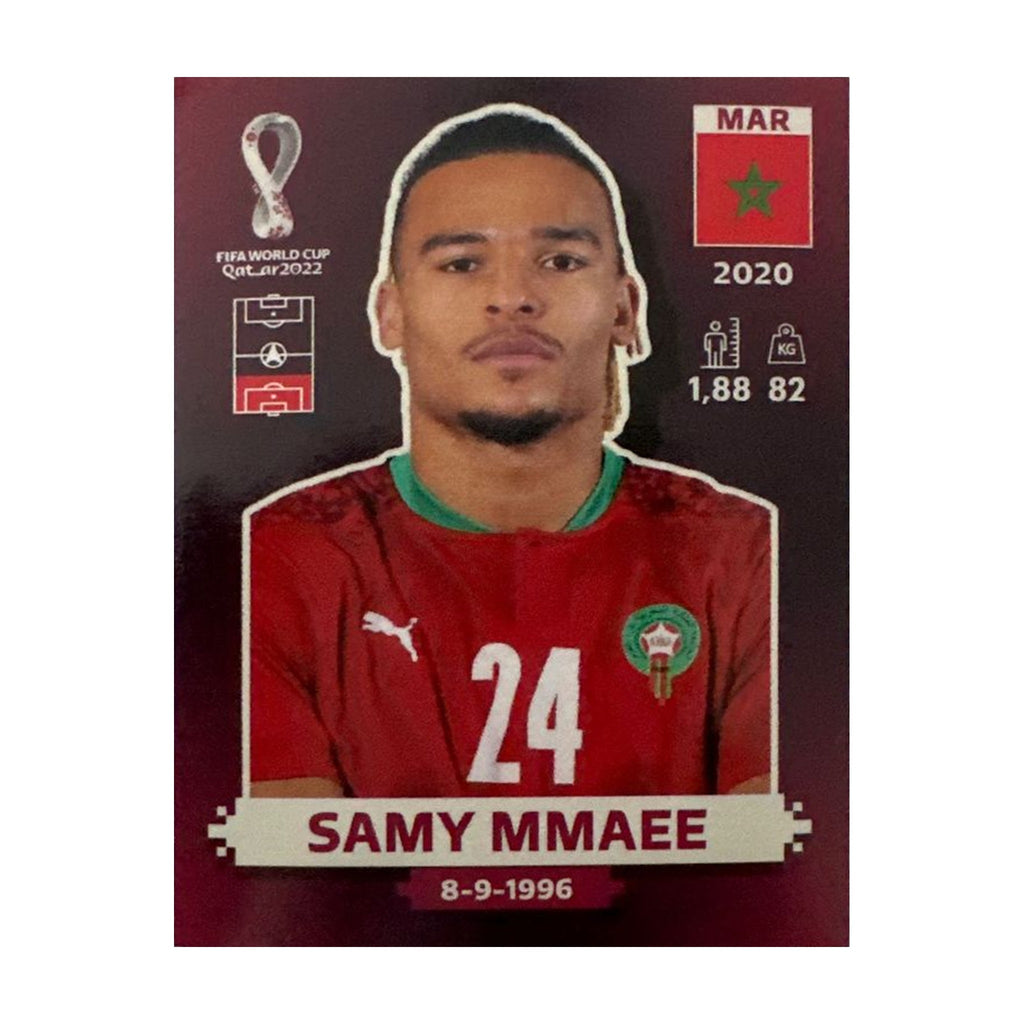 Panini FIFA WM 2022 Oryx - MAR 8 - Samy Mmaee – Vorderseite