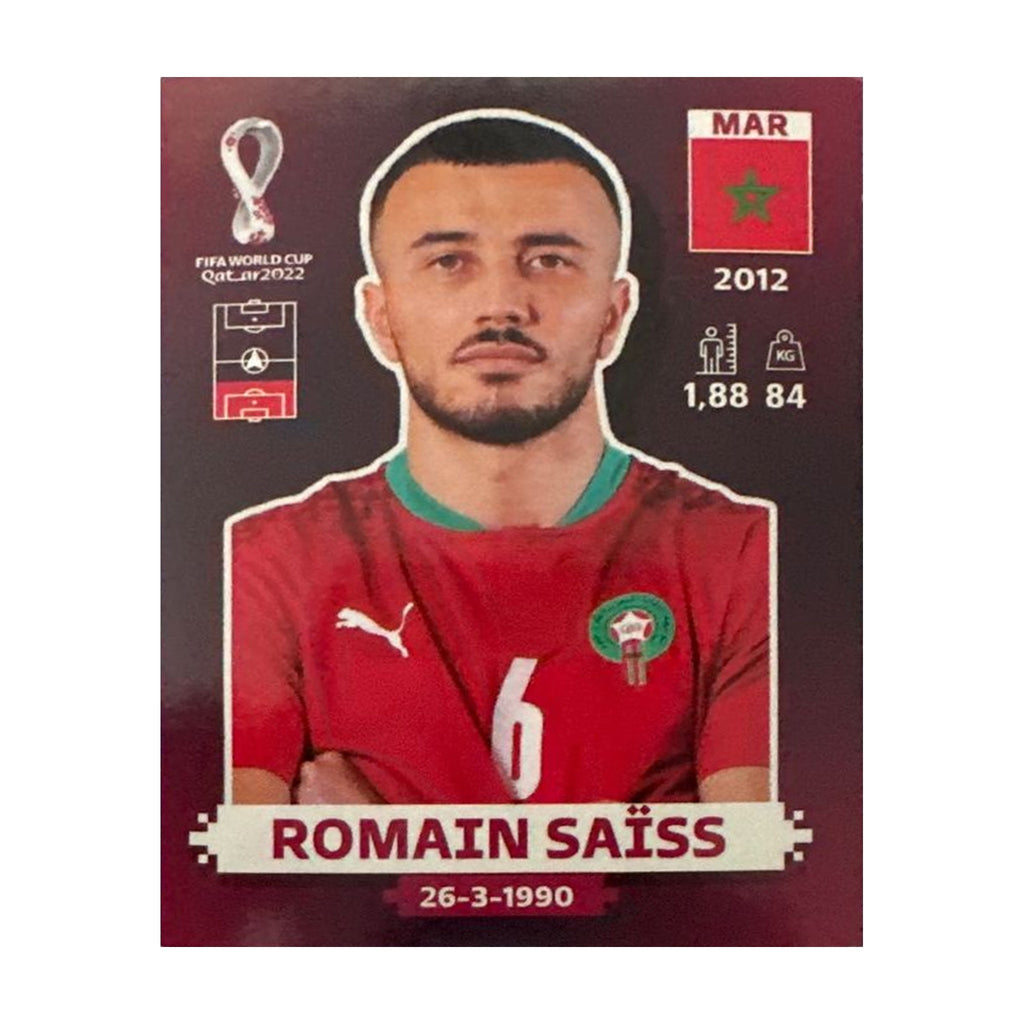 Panini FIFA WM 2022 Oryx - MAR 9 - Romain Saïss – Vorderseite