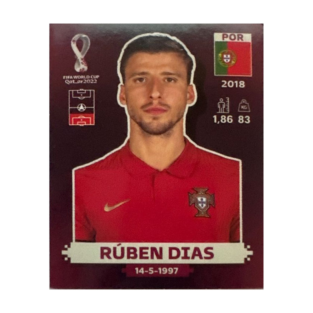 Panini FIFA WM 2022 Oryx - POR 10 - Rúben Dias – Vorderseite
