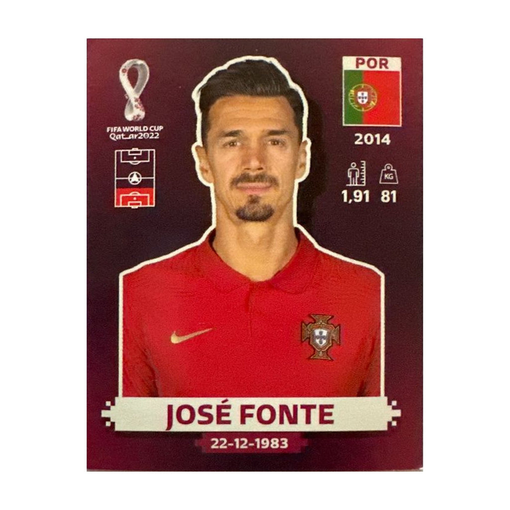 Panini FIFA WM 2022 Oryx - POR 6 - José Fonte – Vorderseite