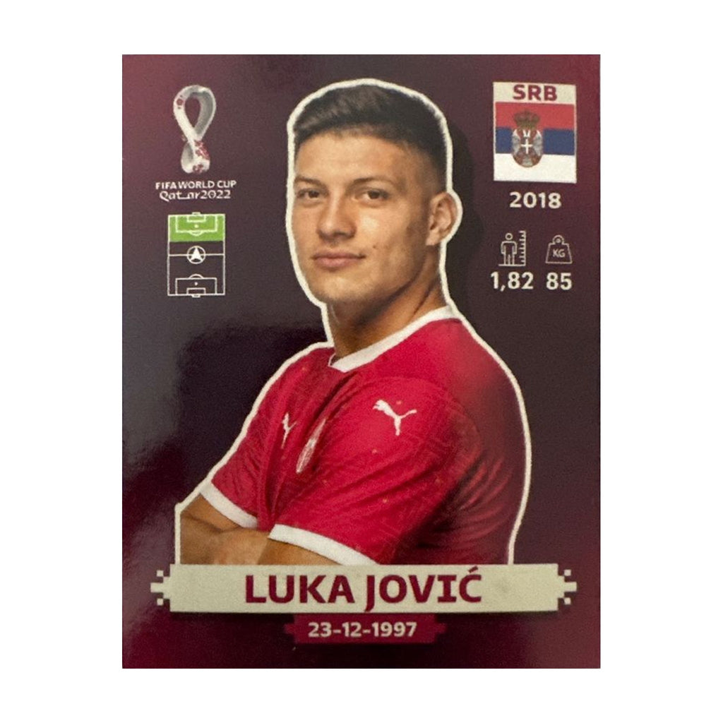 Panini FIFA WM 2022 Oryx - SRB 17 - Luka Jović – Vorderseite