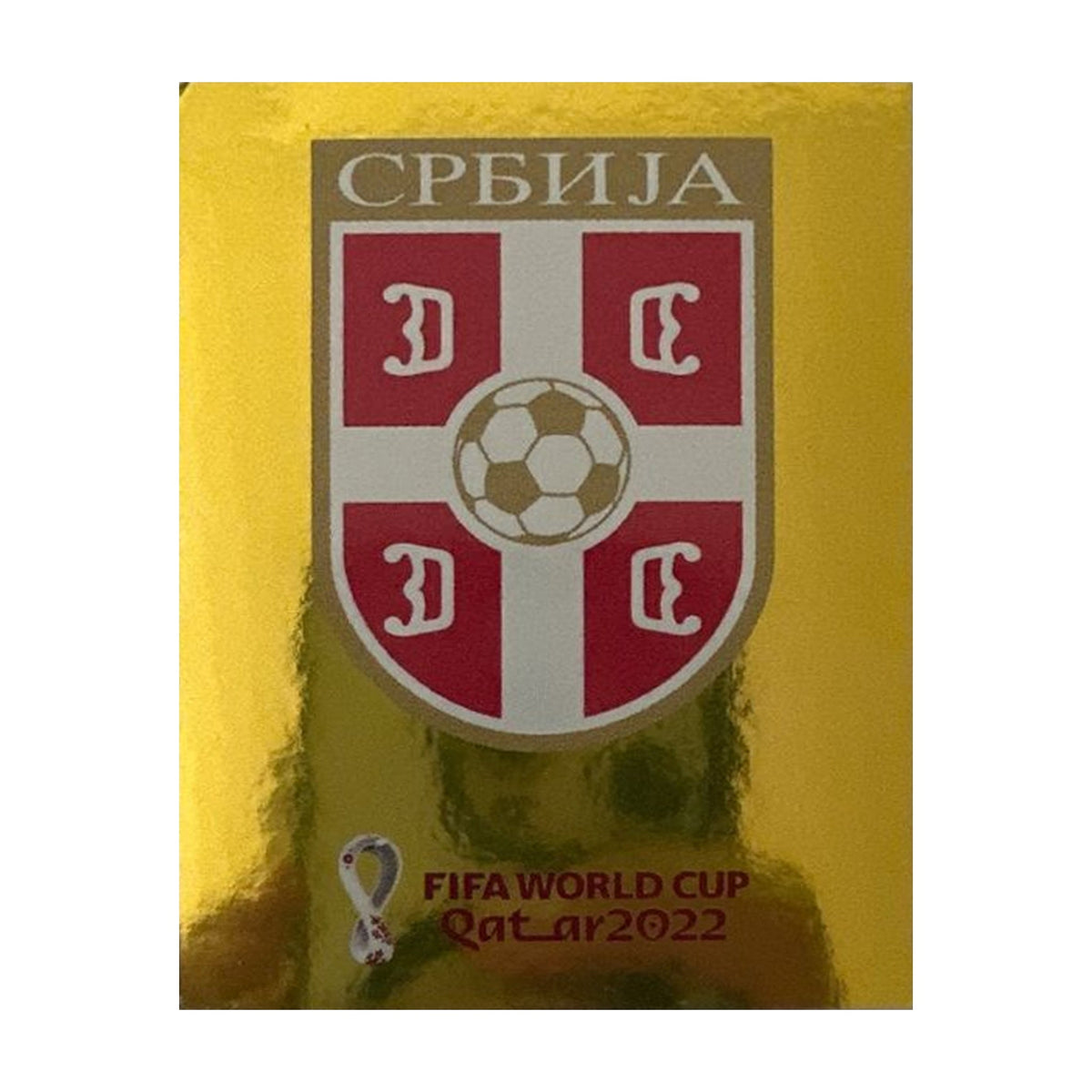 Panini FIFA WM 2022 Oryx - SRB 2 - Team Logo - Serbia – Vorderseite