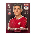 Panini FIFA WM 2022 Oryx - SRB 5 - Nikola Milenković – Vorderseite