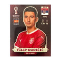 Panini FIFA WM 2022 Oryx - SRB 8 - Filip Đuričić – Vorderseite