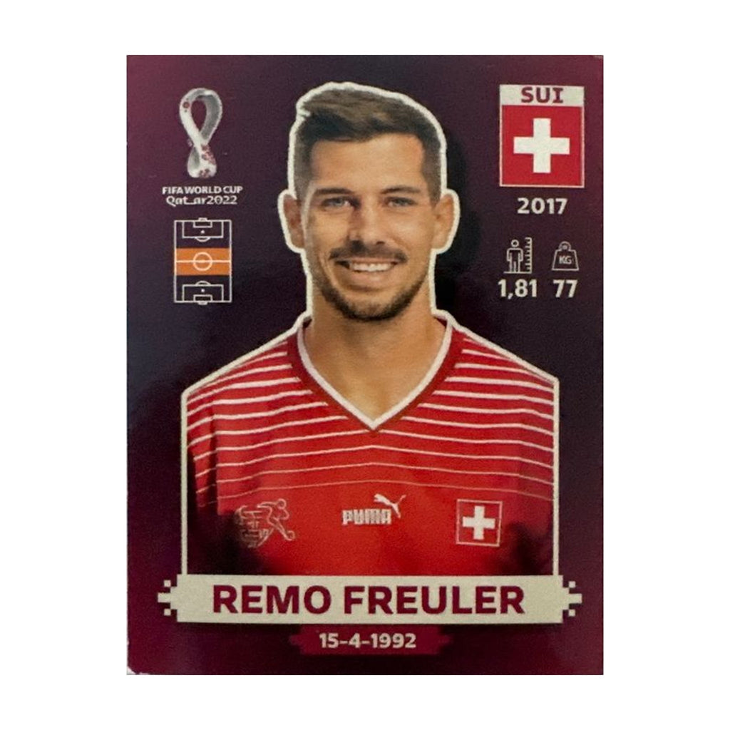 Panini FIFA WM 2022 Oryx - SUI 11 - Remo Freuler – Vorderseite