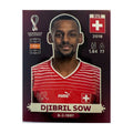 Panini FIFA WM 2022 Oryx - SUI 13 - Djibril Sow – Vorderseite