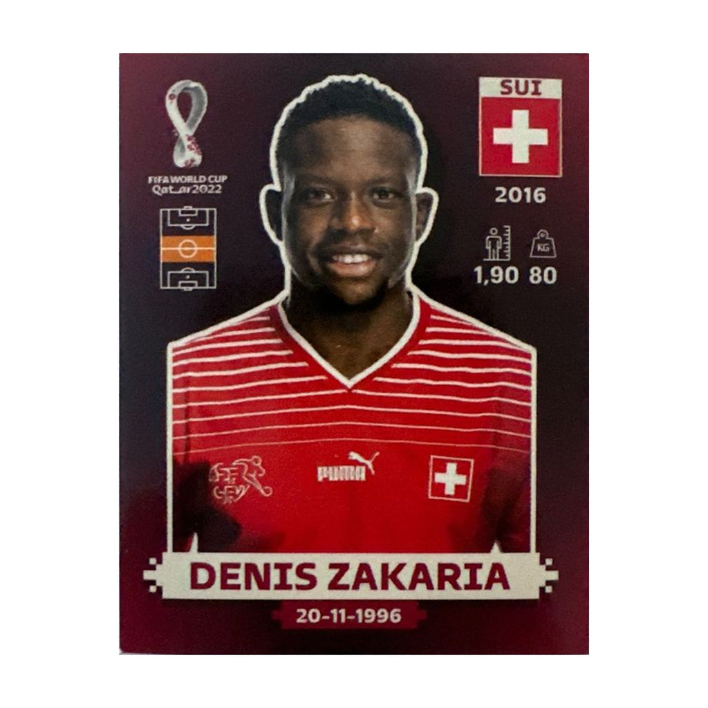 Panini FIFA WM 2022 Oryx - SUI 15 - Denis Zakaria – Vorderseite