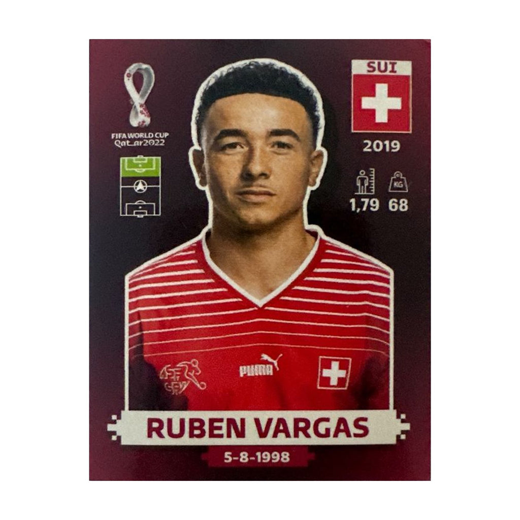 Panini FIFA WM 2022 Oryx - SUI 20 - Ruben Vargas – Vorderseite