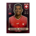Panini FIFA WM 2022 Oryx - SUI 5 - Manuel Akanji – Vorderseite