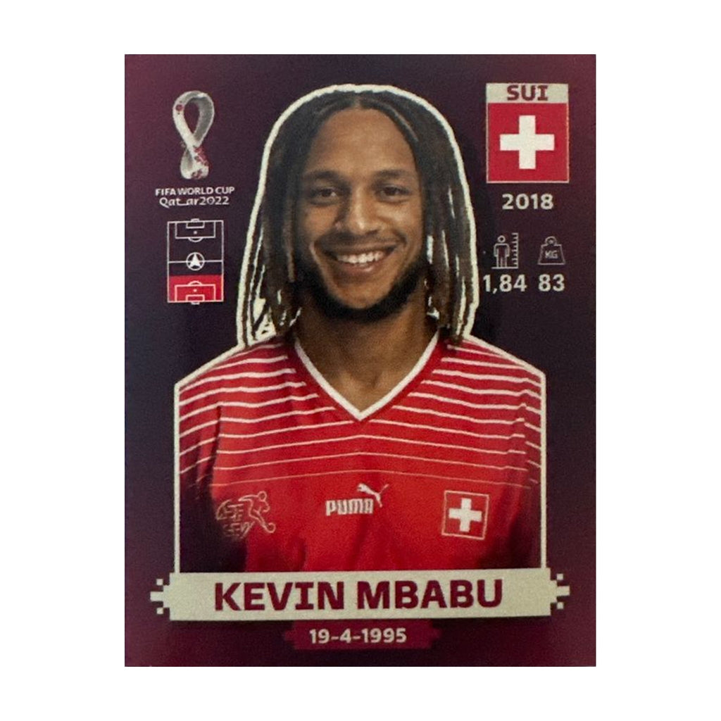Panini FIFA WM 2022 Oryx - SUI 7 - Kevin Mbabu – Vorderseite