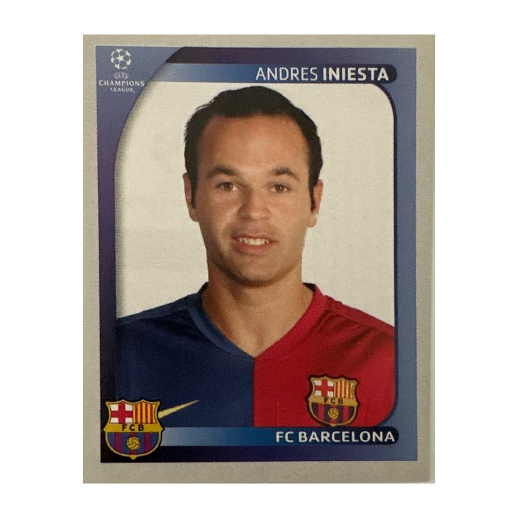 Panini UEFA Champions League 2008/09 - Nr. 106 - Andres Iniesta
