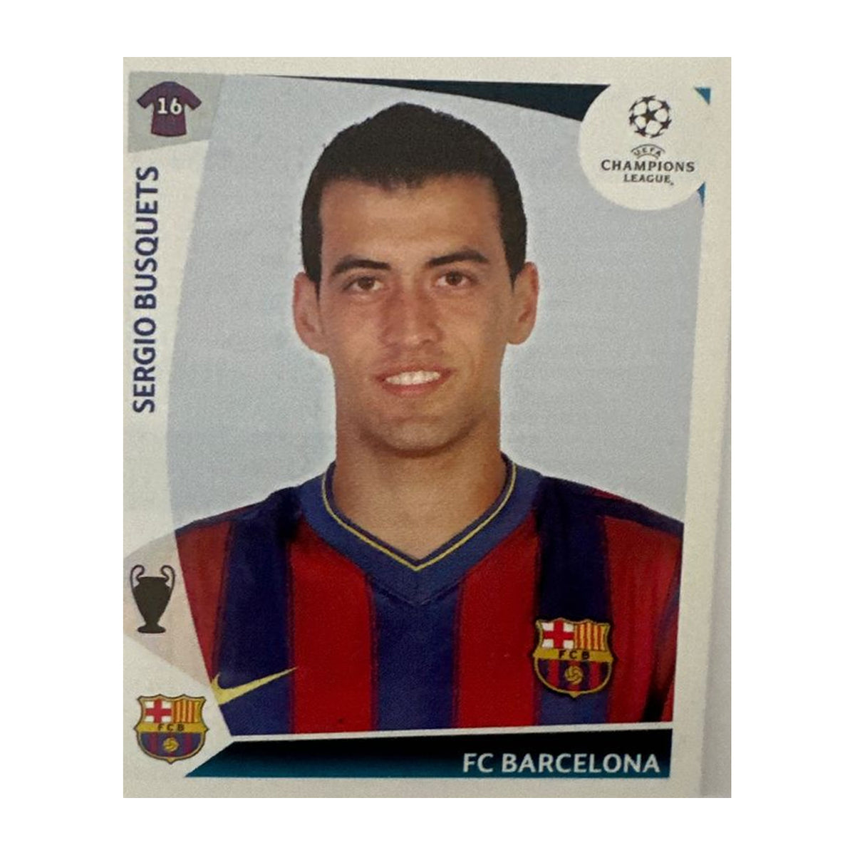 Panini UEFA Champions League 2009/10 - Nr. 357 - Sergio Busquets