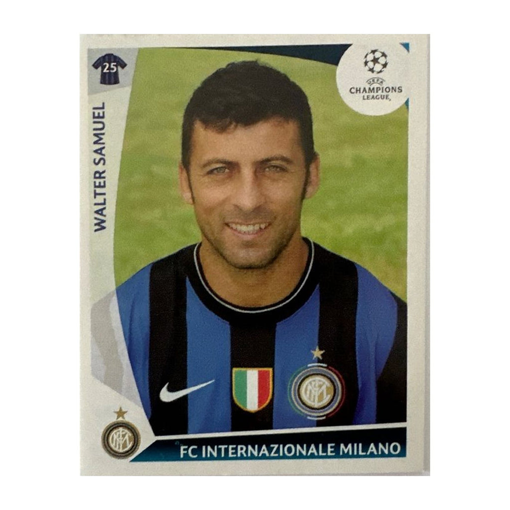 Panini UEFA Champions League 2009/10 - Nr. 365 - Walter Samuel
