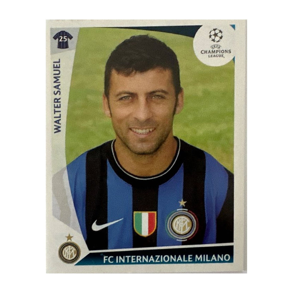 Panini UEFA Champions League 2009/10 - Nr. 365 - Walter Samuel